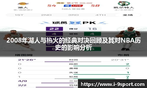 2008年湖人与热火的经典对决回顾及其对NBA历史的影响分析